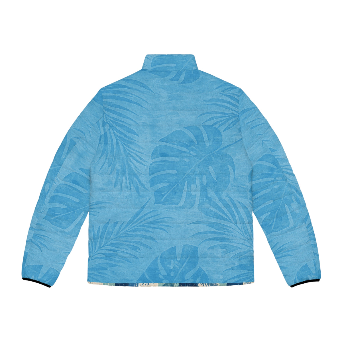 Men’s Tropical Leaf Puffer Jacket