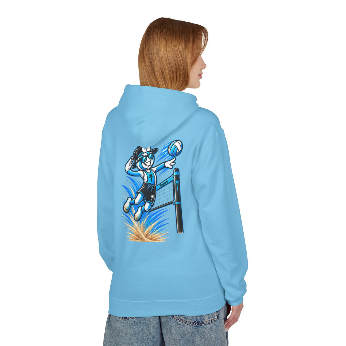 Surface Beach Volleyball Hoodie — Graphic Pullover