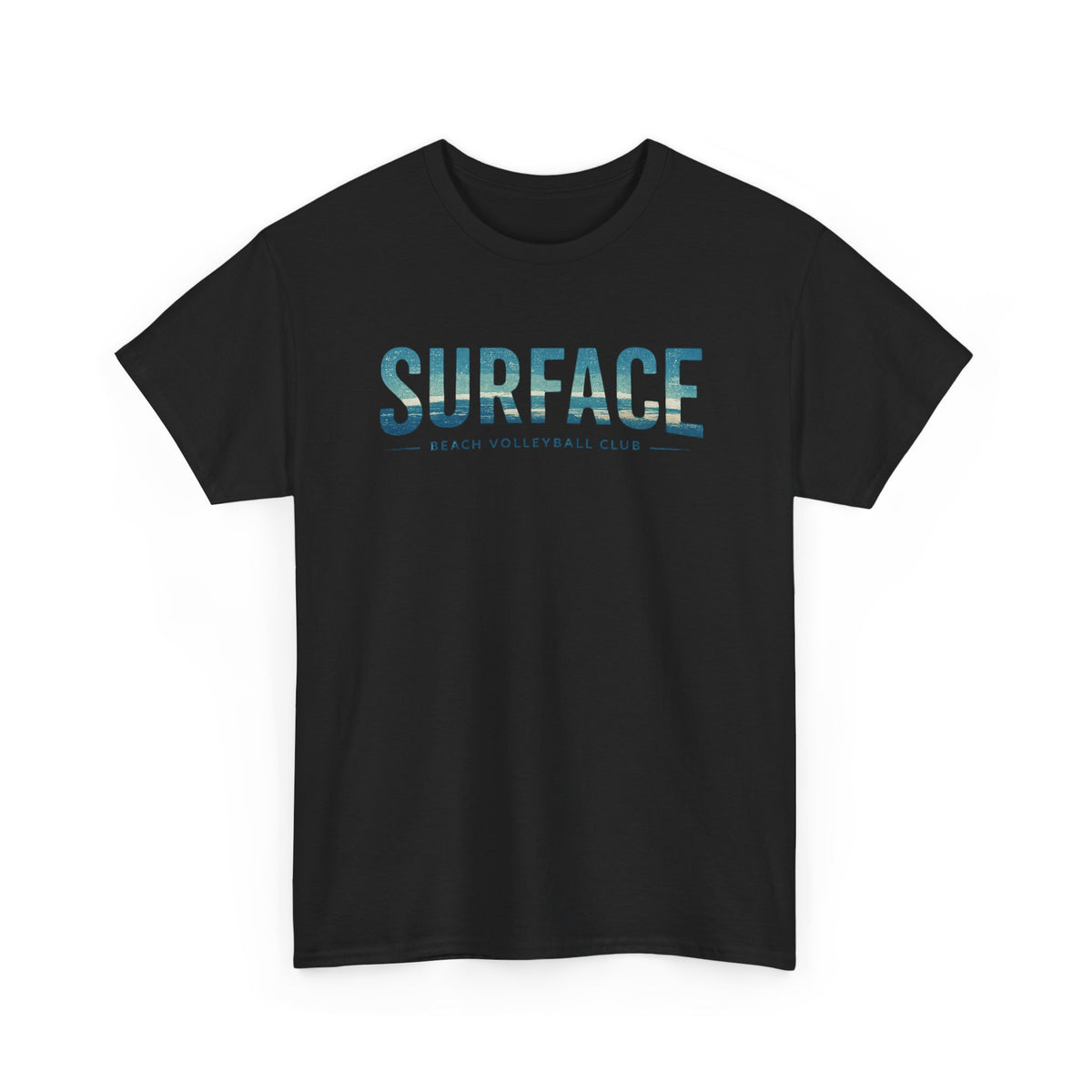 Surface Beach Club T-Shirt — Vintage Palm & Wave Logo Tee