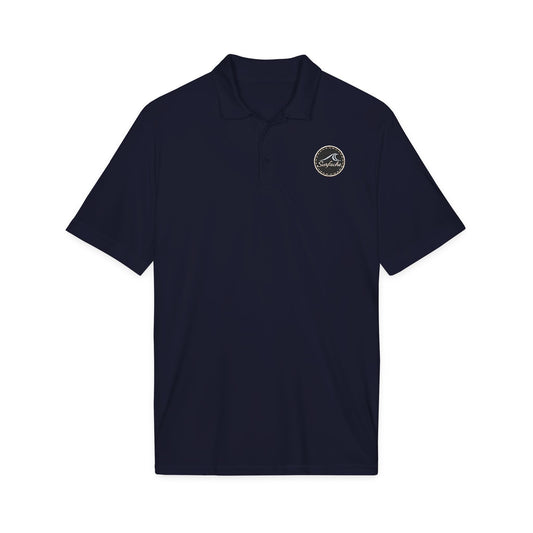 Surfache Embroidered Surf Wave Polo — Men's Performance Golf & Work Shirt