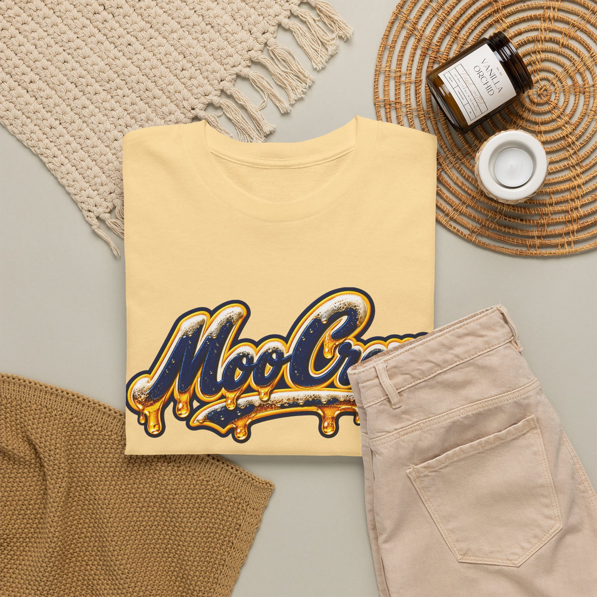 Moo Crew Beer Drip Graphic Tee