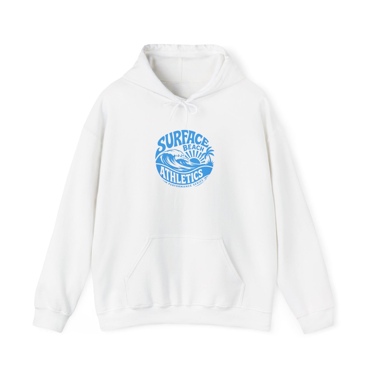 Surface Beach Athletics Hoodie — Coastal Wave Surf Club Sweatshirt