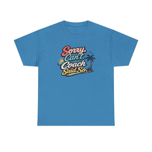 Beach Volleyball Tee — "Sorry, Can't. I’ve Got Beach Volleyball" Retro Graphic