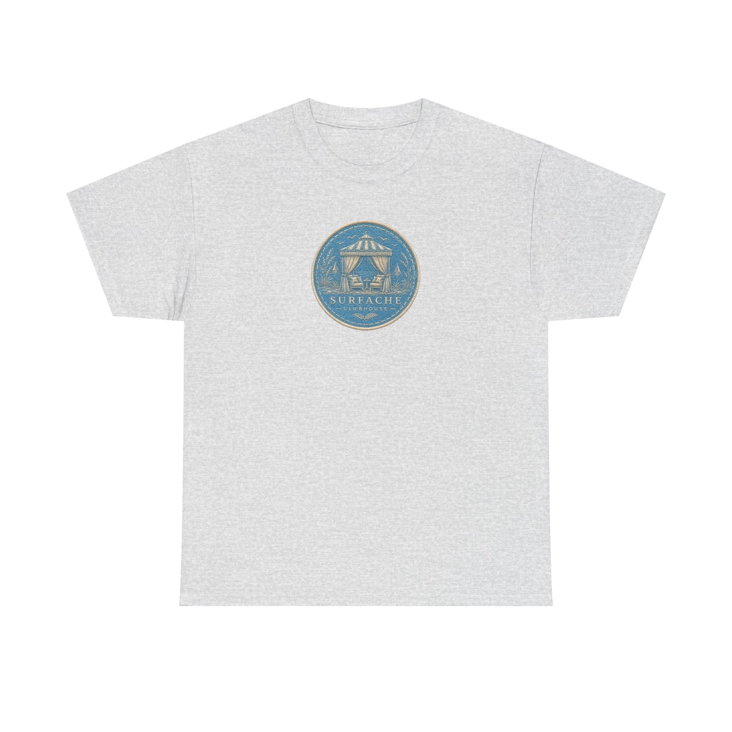 Surfache Cabana Club T‑Shirt – Tropical Beach Cabana Graphic Tee