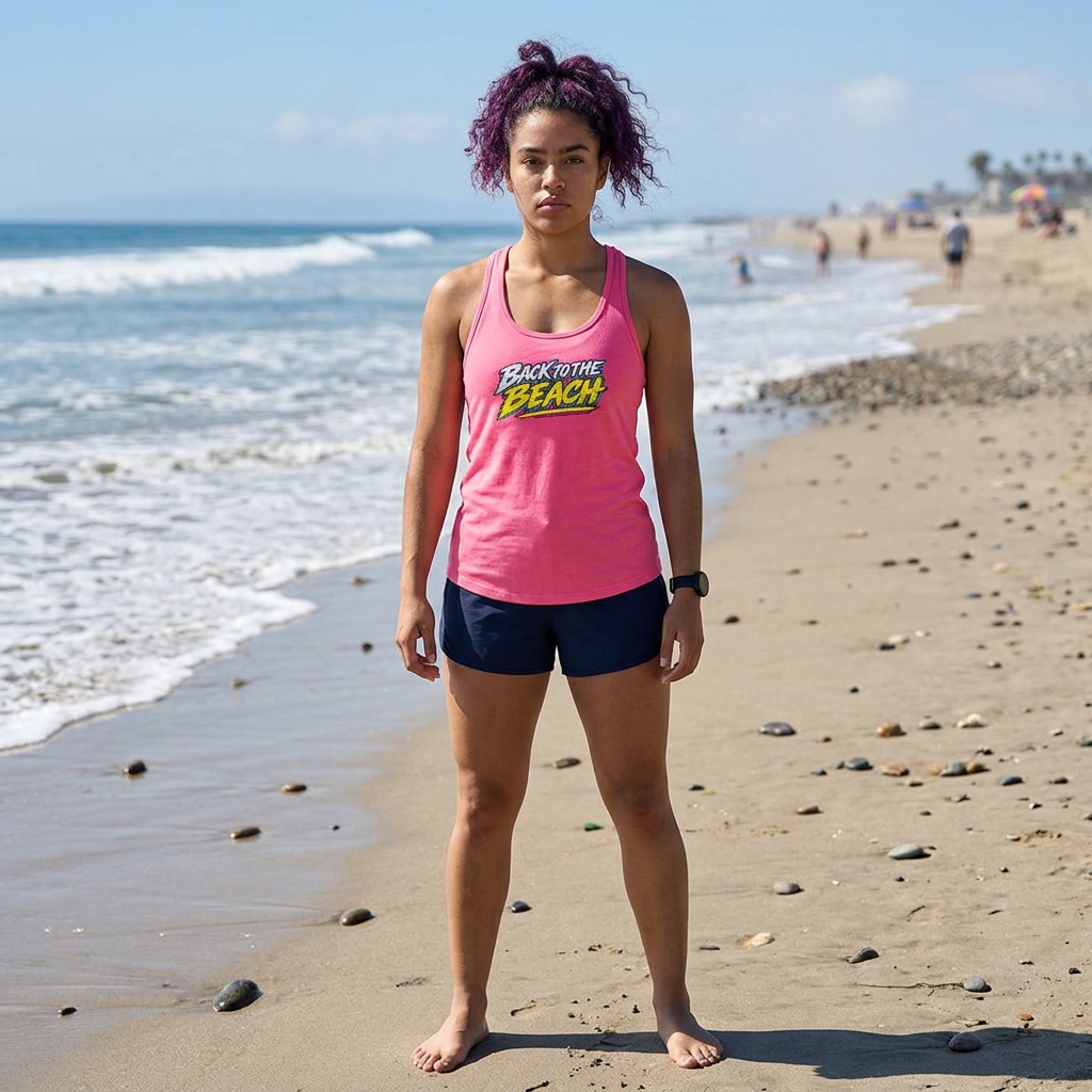 2027 Back to the Beach Tournament Event Merch- Women's Racerback Tank -