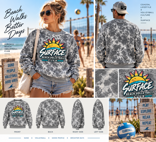 Surface Beach Volleyball Club Graphic Sweatshirt