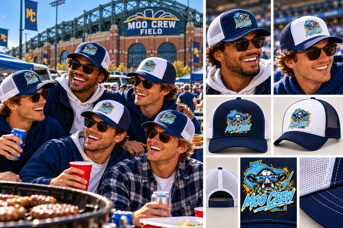 Moo Crew Cow Trucker Hat