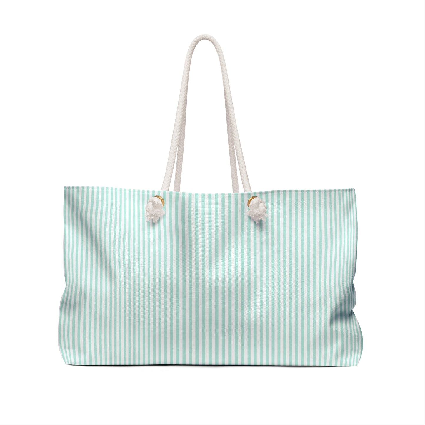 Surfache Slim Striped Seaside Weekender Bag — Mint Nautical Travel Tote