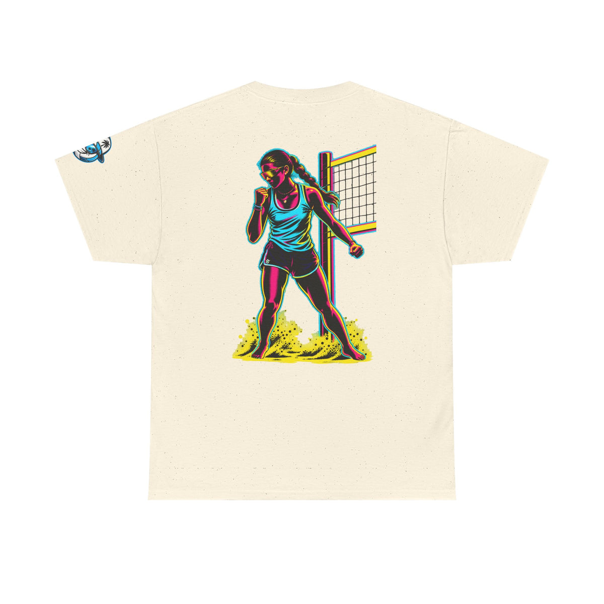 Beach Volleyball Tee — "Surface" Club Graphic T-Shirt