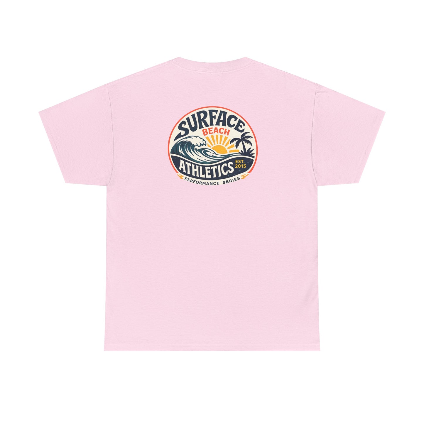 Surface Athletics Beach T‑Shirt — Vintage Surf Logo Tee