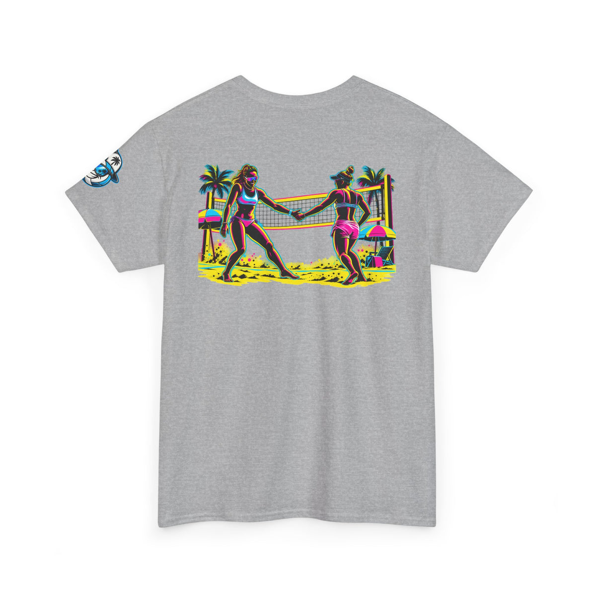 Beach Volleyball Tee — "Surface Beach Volleyball Club" Graphic T-Shirt