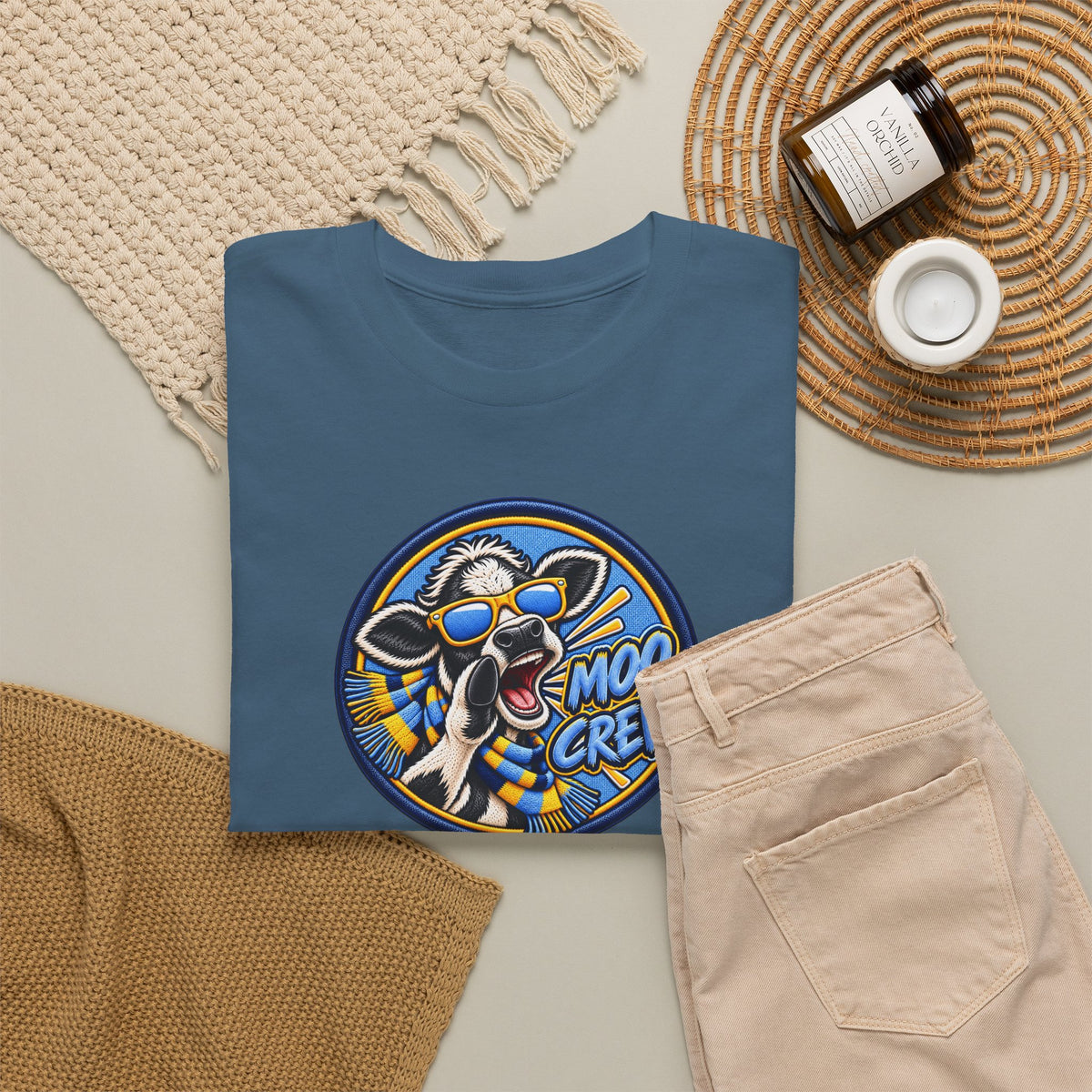 Moo Crew Cow Graphic T-Shirt