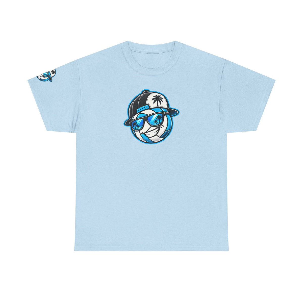 Surface Volleyball Mascot T-Shirt — Beach Volleyball Dive Graphic Tee