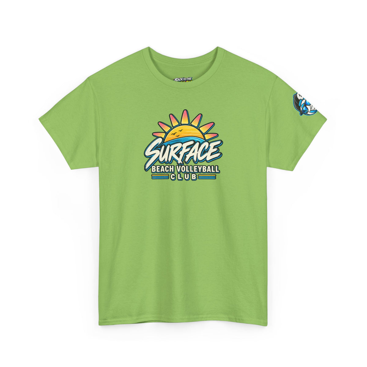 Beach Volleyball Tee — "Surface Beach Volleyball Club" Graphic T-Shirt