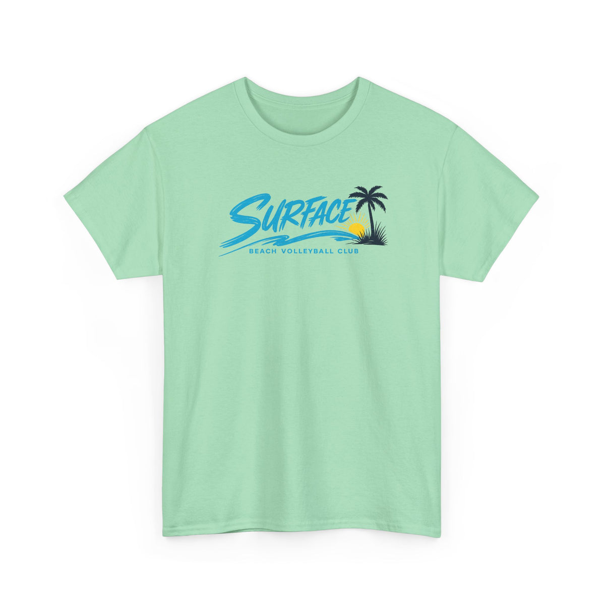 Surface Surf Club T-Shirt – Retro Palm Beach Sunset Tee