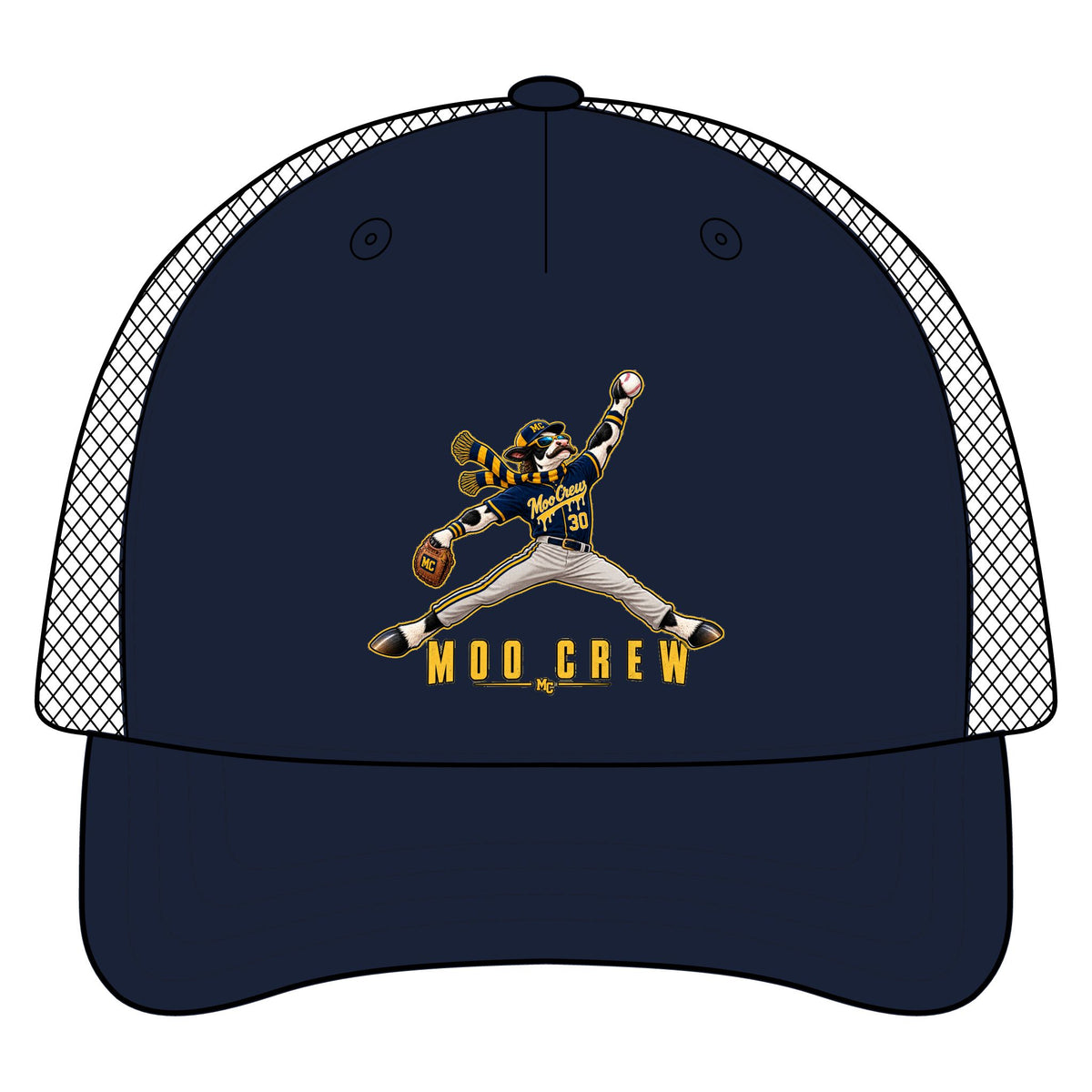 Moo Crew Baseball Trucker Hat