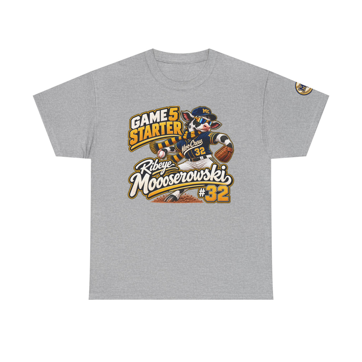 Moo Crew Game 5 Starter Baseball T-Shirt – Moooserowski