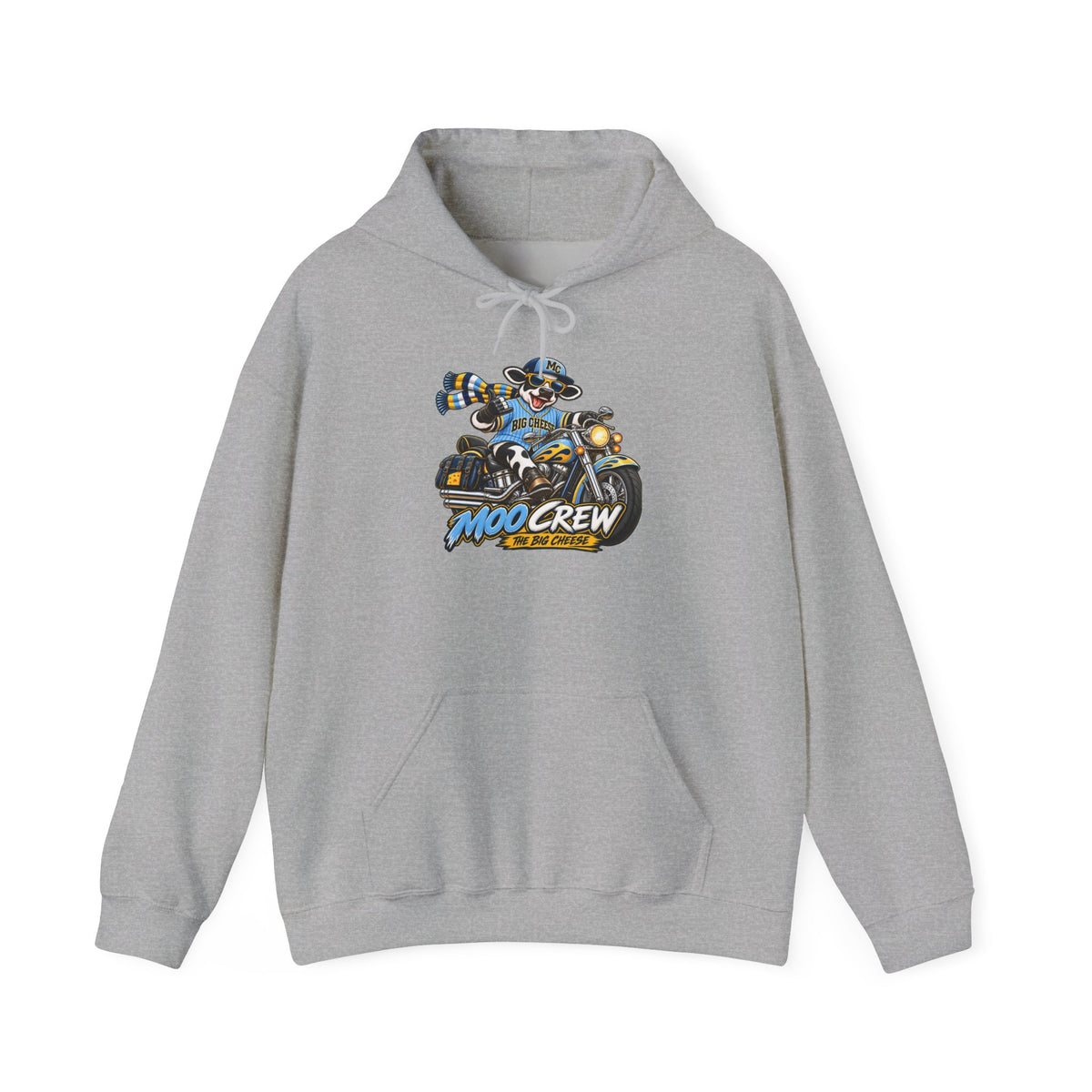 Moto Crew Motorcycle Graphic Hoodie”The Big Cheese”