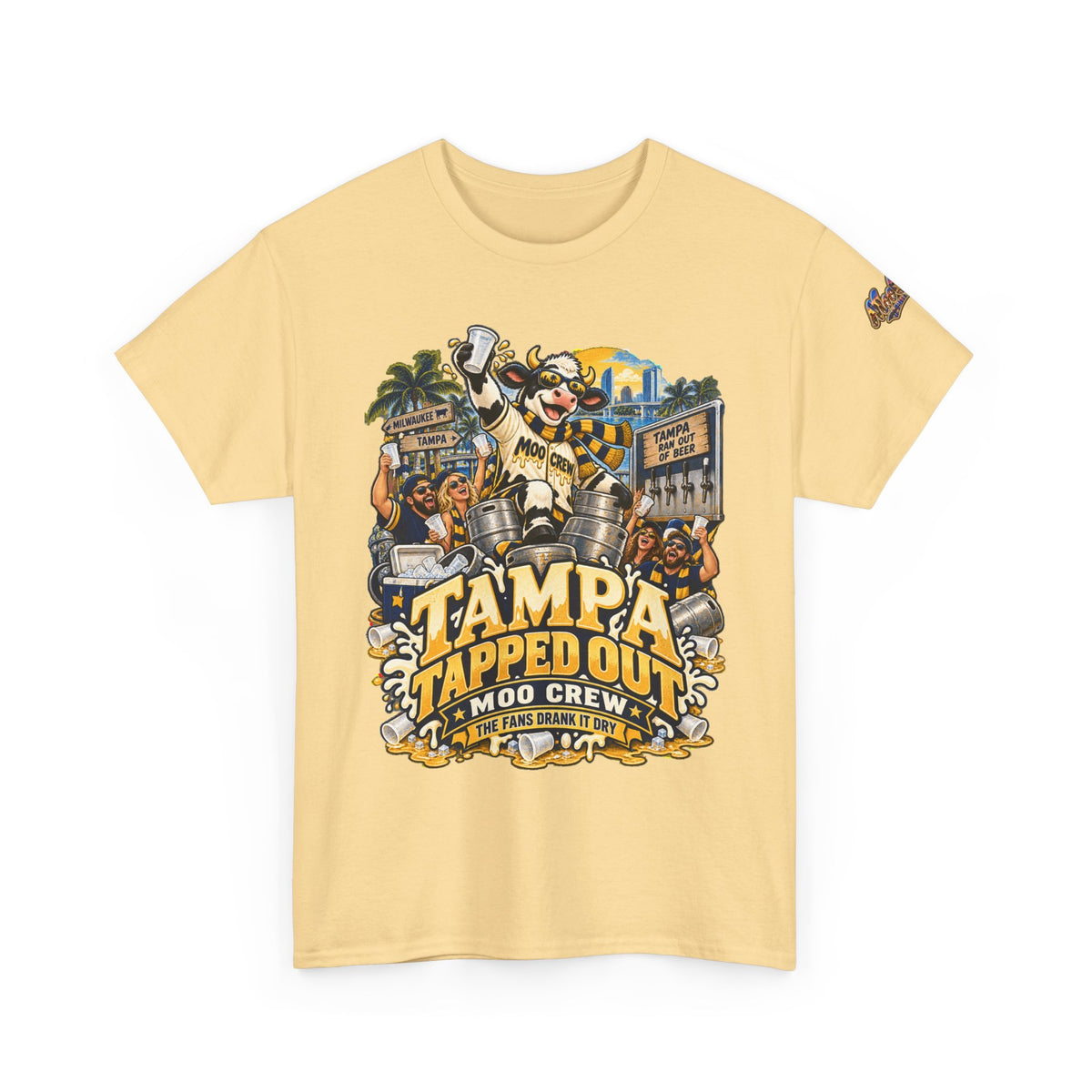 Moo Crew Tampa Tapped Craft Beer Graphic Tee