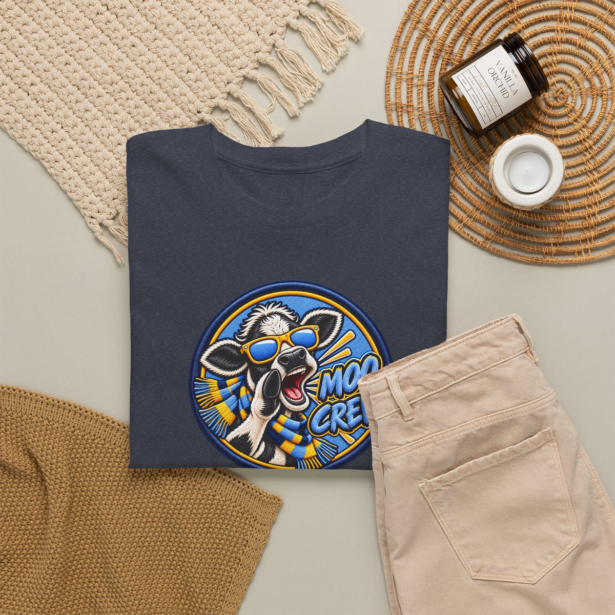 Moo Crew Cow Graphic T-Shirt