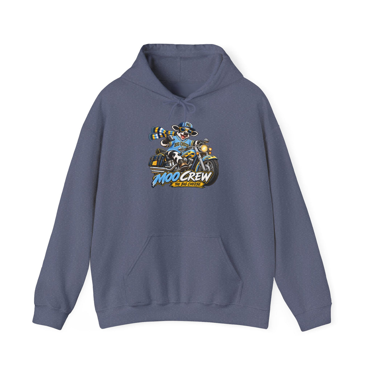 Moto Crew Motorcycle Graphic Hoodie”The Big Cheese”