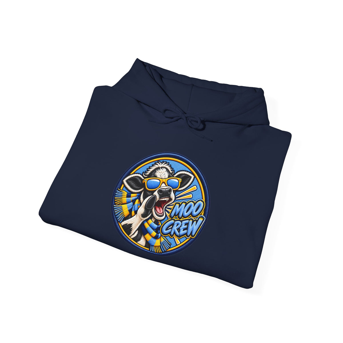 Moo Crew WI Team Cow Graphic Hoodie
