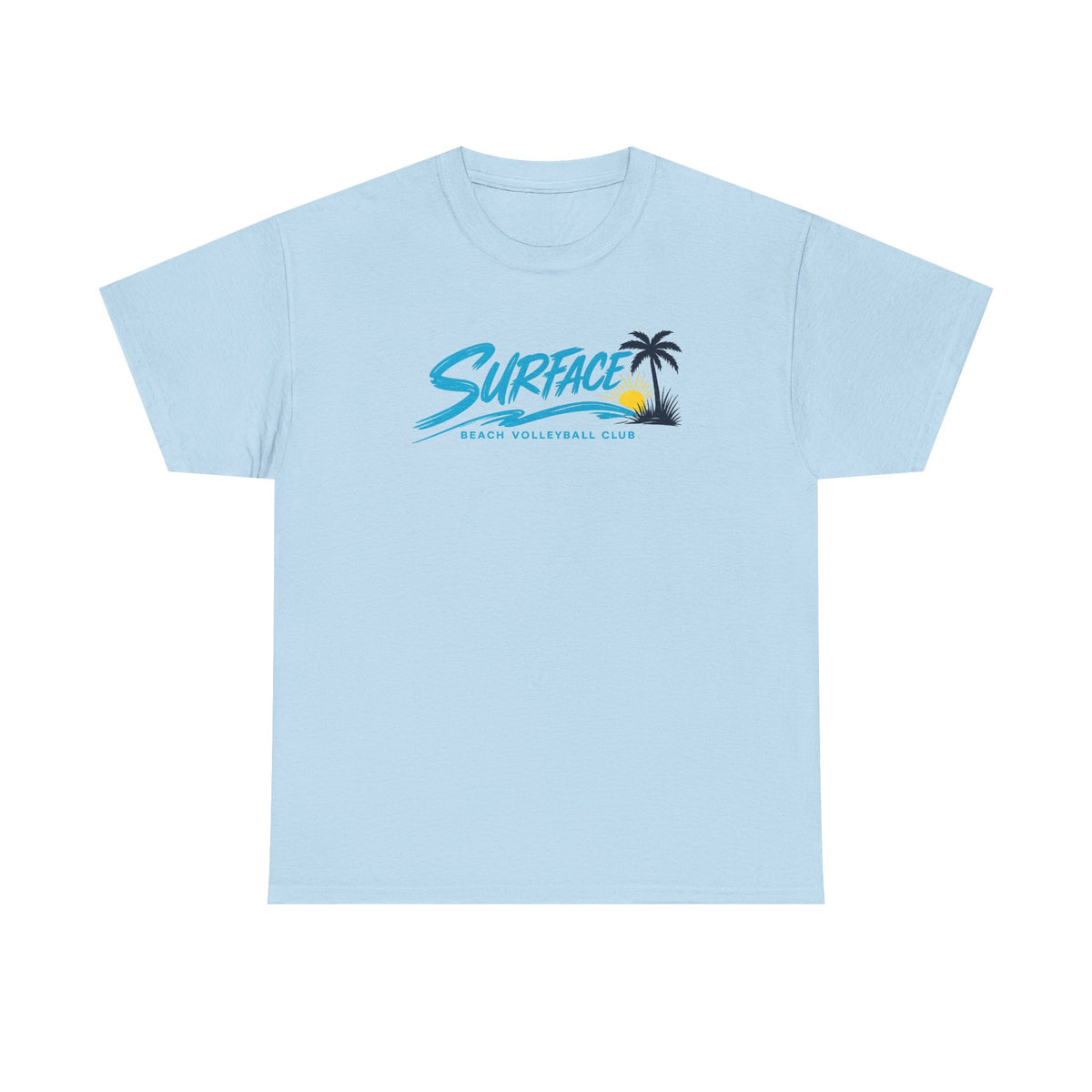 Surface Surf Club T-Shirt – Retro Palm Beach Sunset Tee