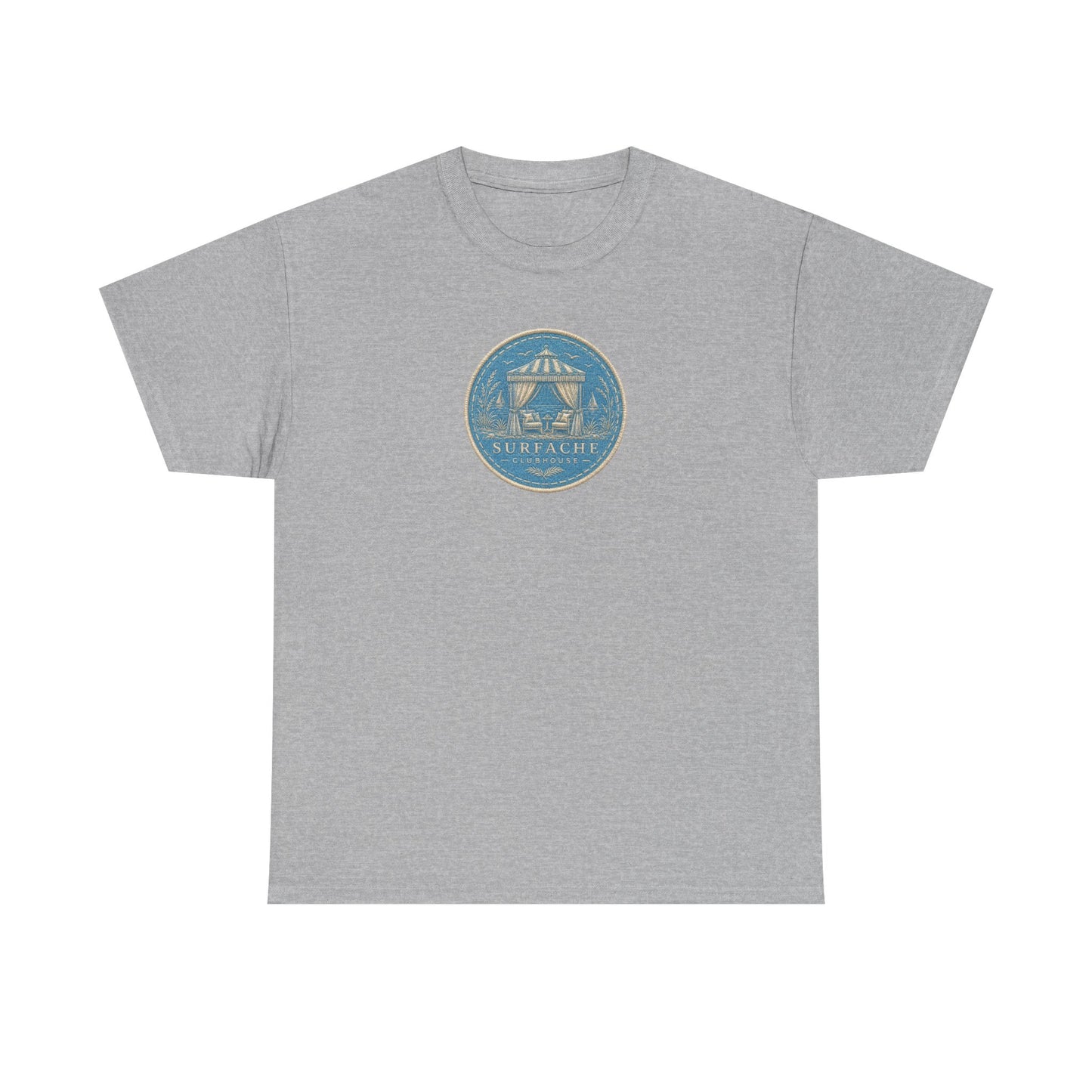 Surfache Cabana Club T‑Shirt – Tropical Beach Cabana Graphic Tee