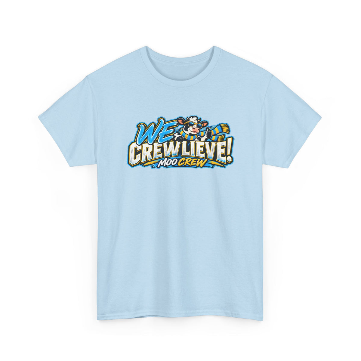 Moo Crew We Crewlieve! Graphic T-Shirt
