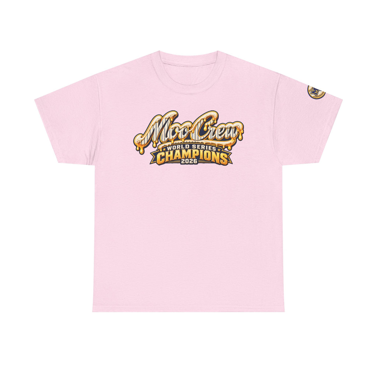 Moo Crew World Series Champions 2026 Baseball T-Shirt