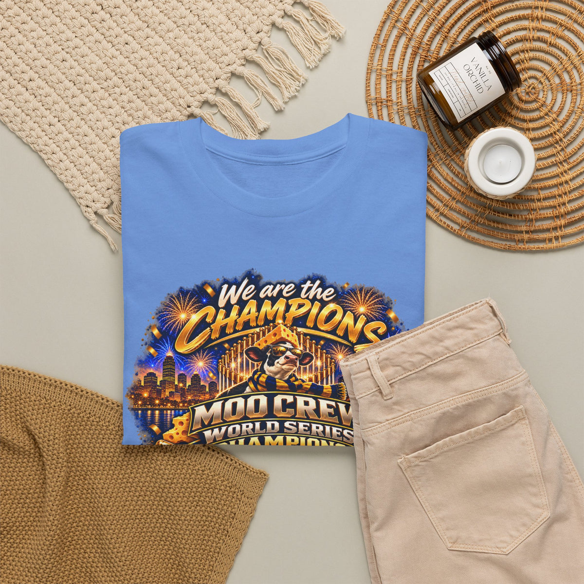 We Are the Champions MOO Crew 2026 Champions T-Shirt