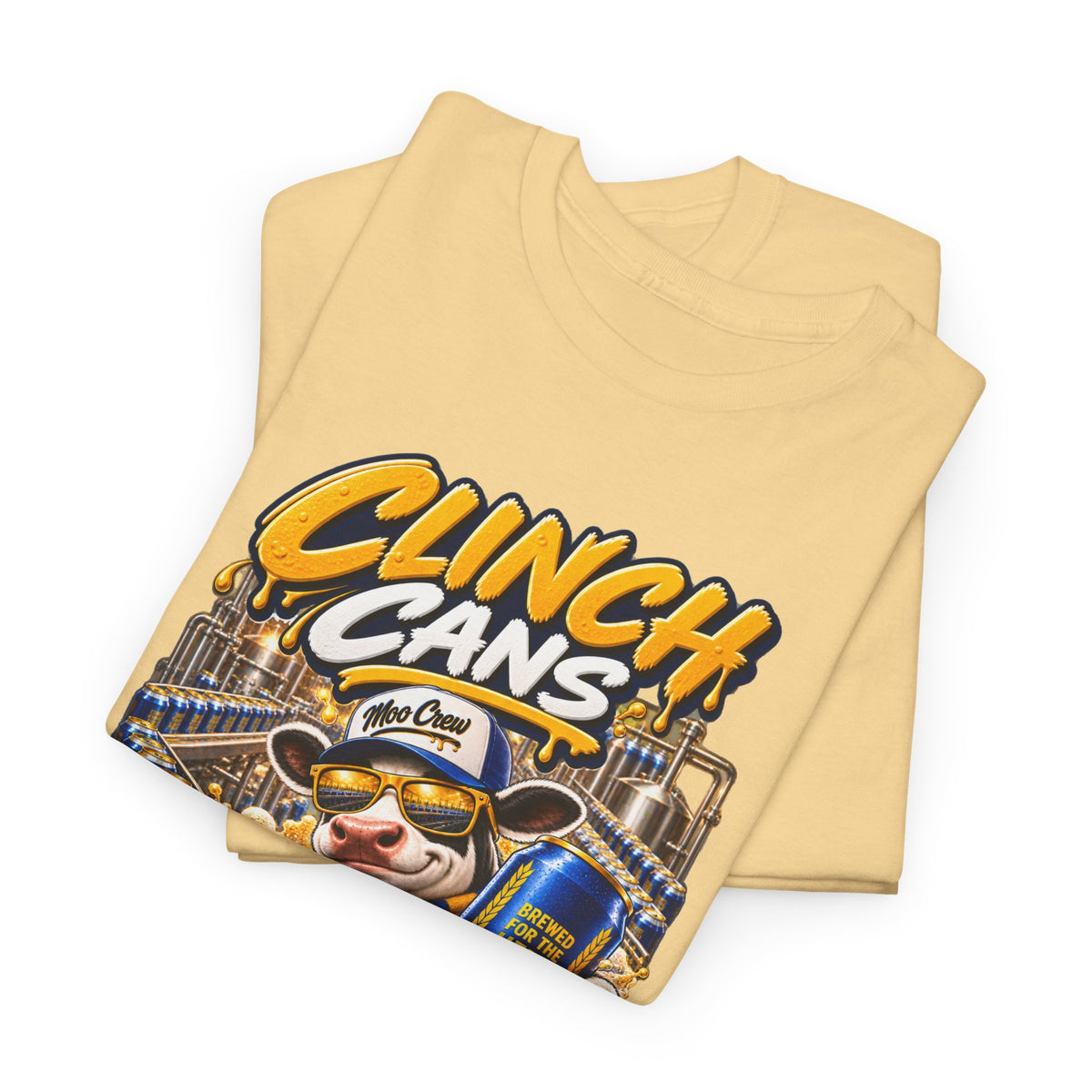 Moo Crew Clinch Cans World Series Champs Baseball Graphic Tee