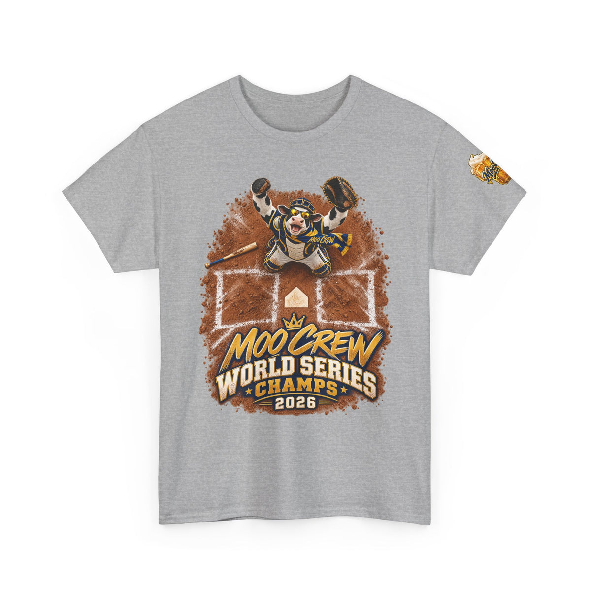 Moo Crew World Series Champs 2026 Baseball T-Shirt