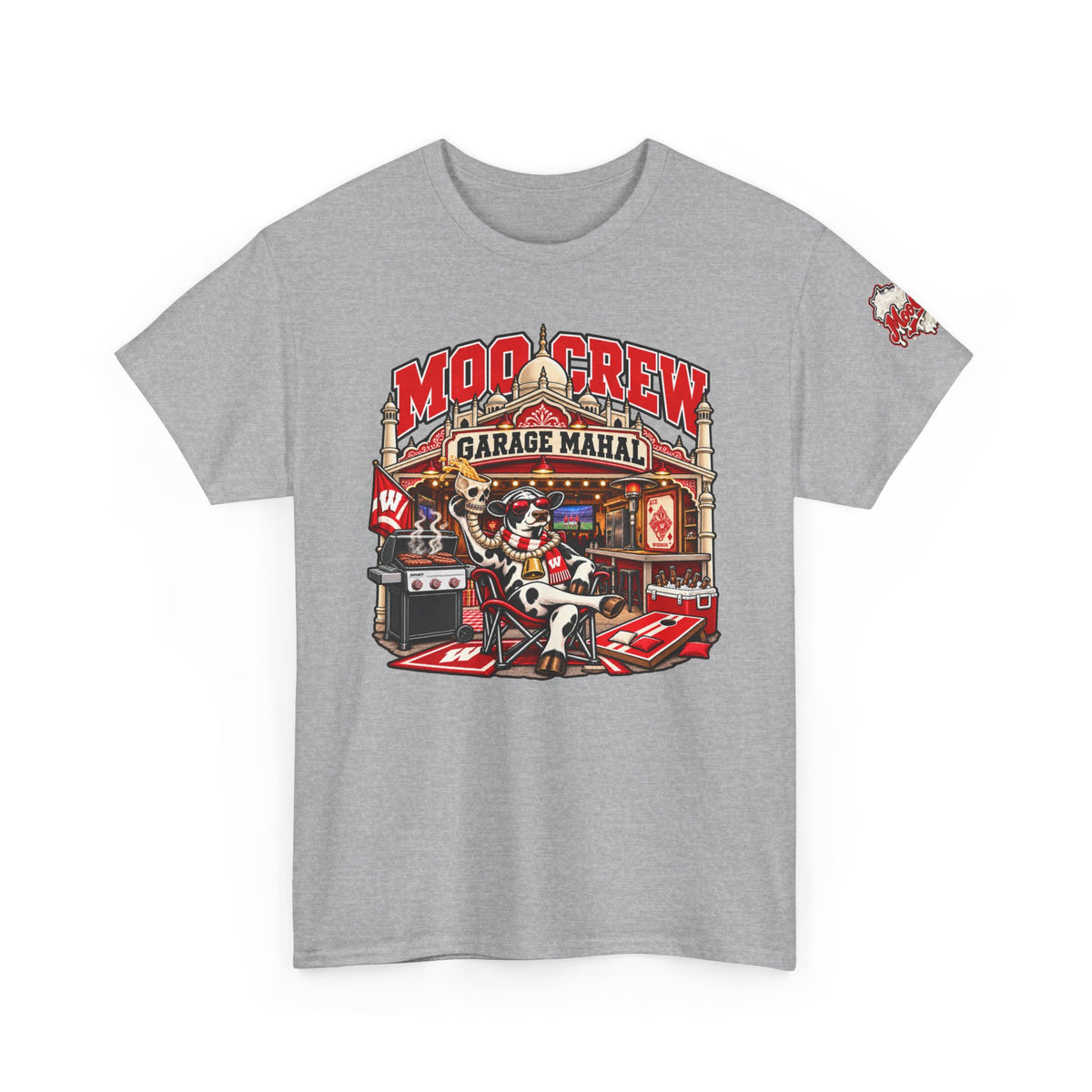 Moo Crew Garage Mahal Game Day Tailgate Graphic Tee
