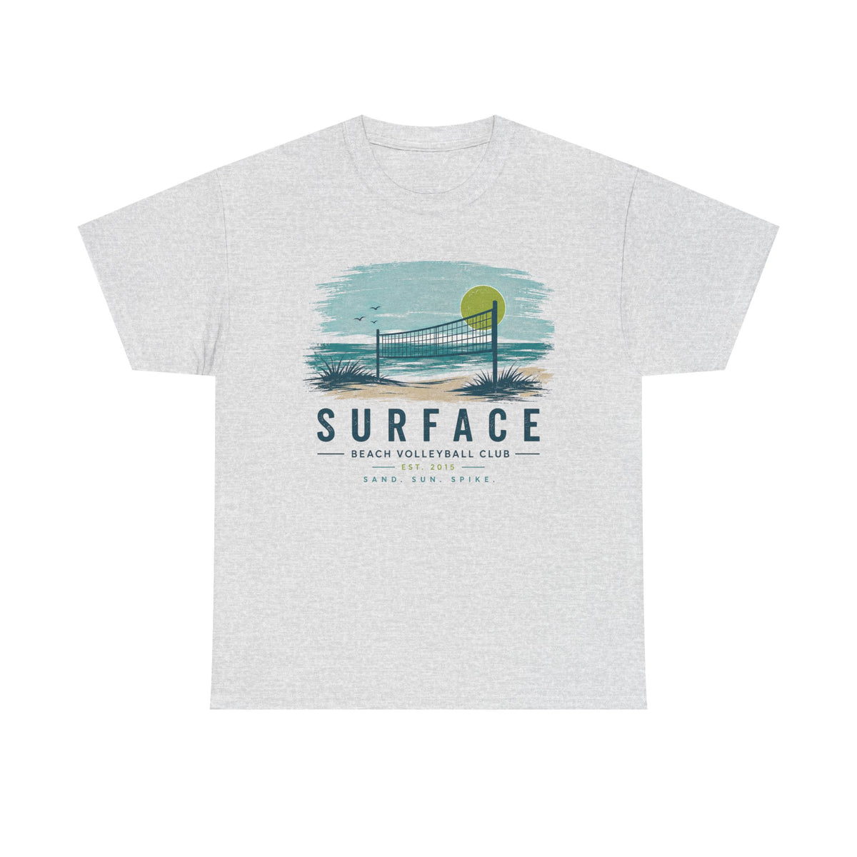 Surface Beach Volleyball Club T-Shirt – Vintage Coastal Volleyball Tee