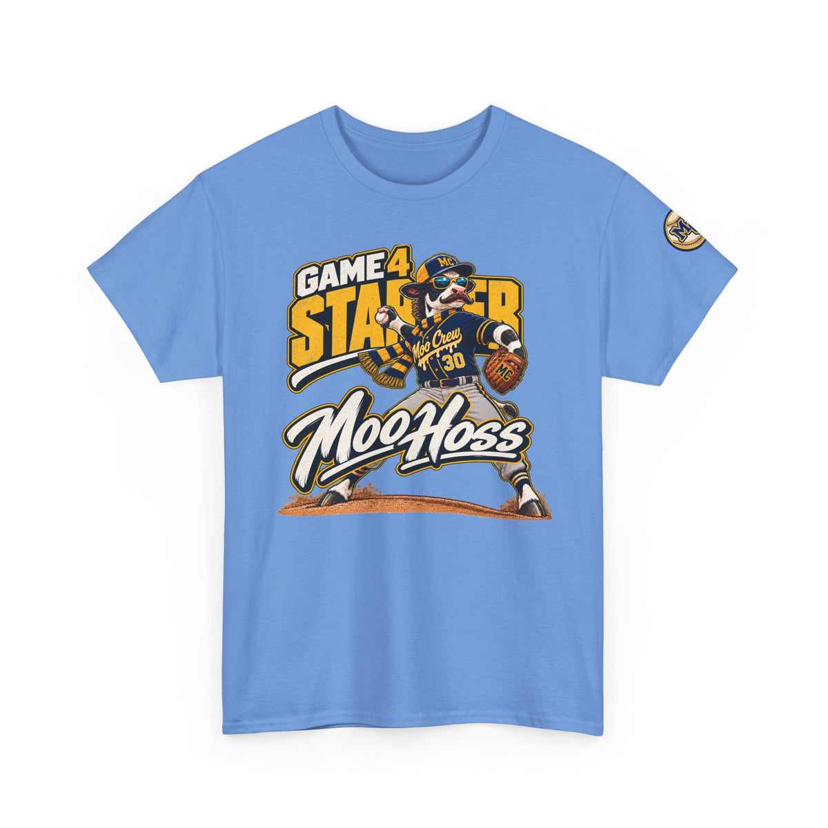 Moo Crew Game 4 Starter Baseball T-Shirt – Moo Hoss