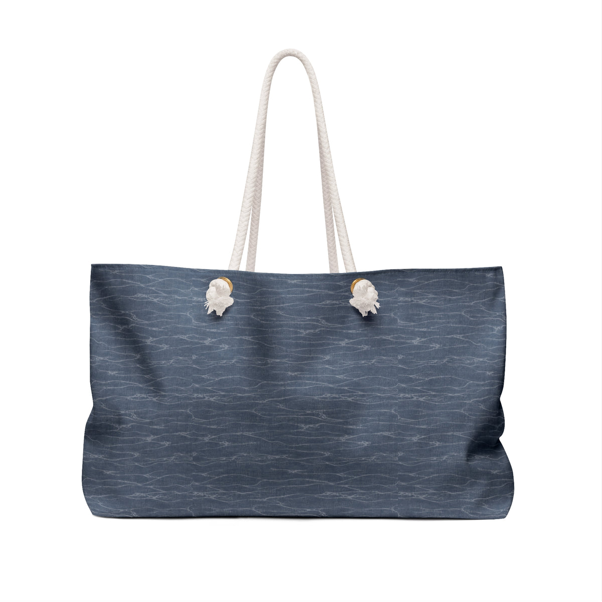Surfache Navy Wave Weekender Bag — Coastal Canvas Travel Tote