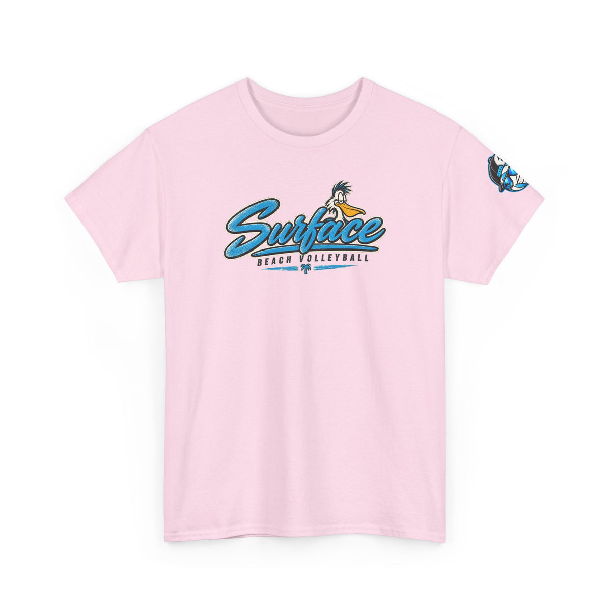 Surface Mascot T-Shirt — Retro Beach Surf Logo Tee