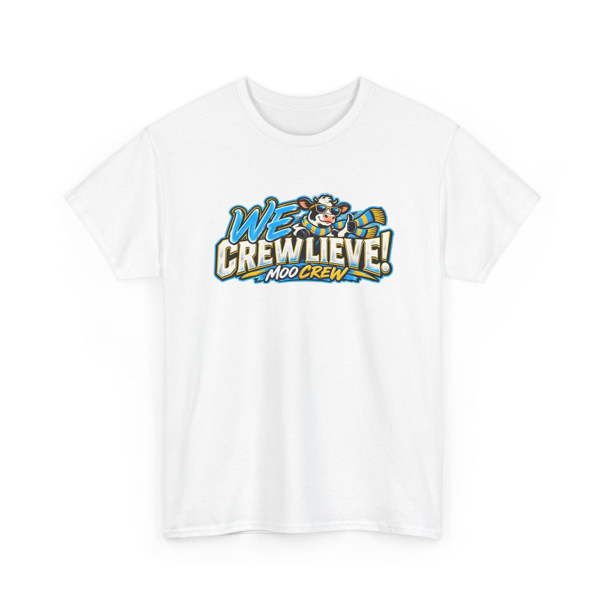 Moo Crew We Crewlieve! Graphic T-Shirt