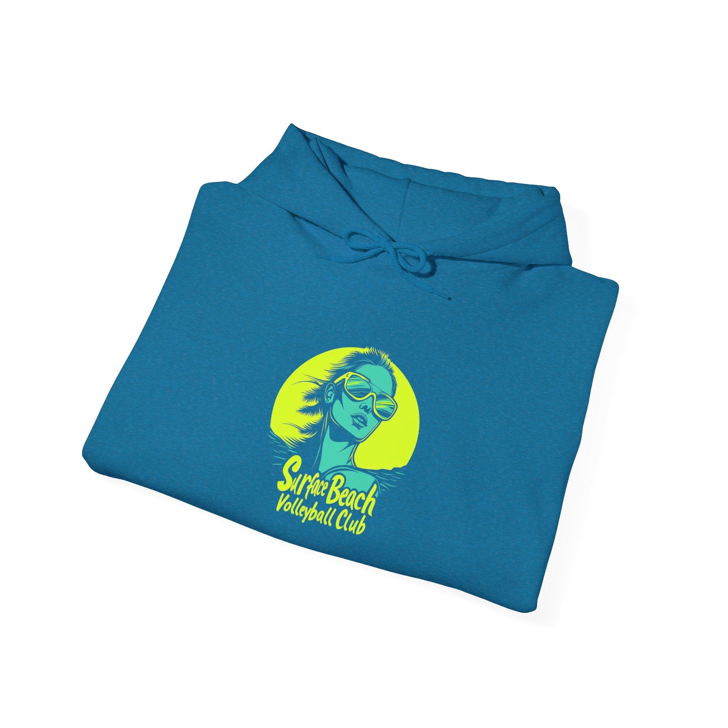 Model Logo Surface Beach Volleyball Unisex Heavy Blend™ Hooded Sweatshirt
