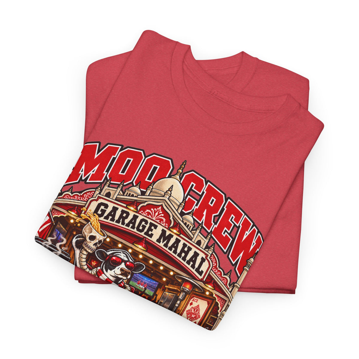 Moo Crew Garage Mahal Game Day Tailgate Graphic Tee