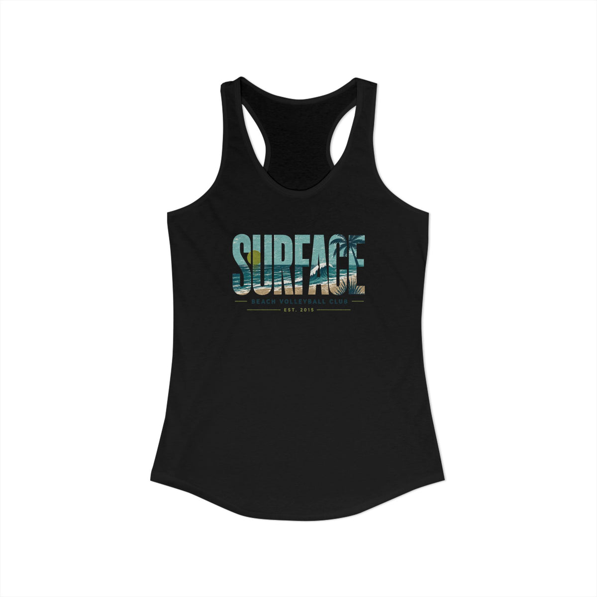 Surface Beach Volleyball Club Women's Racerback Tank - Beach Vibes