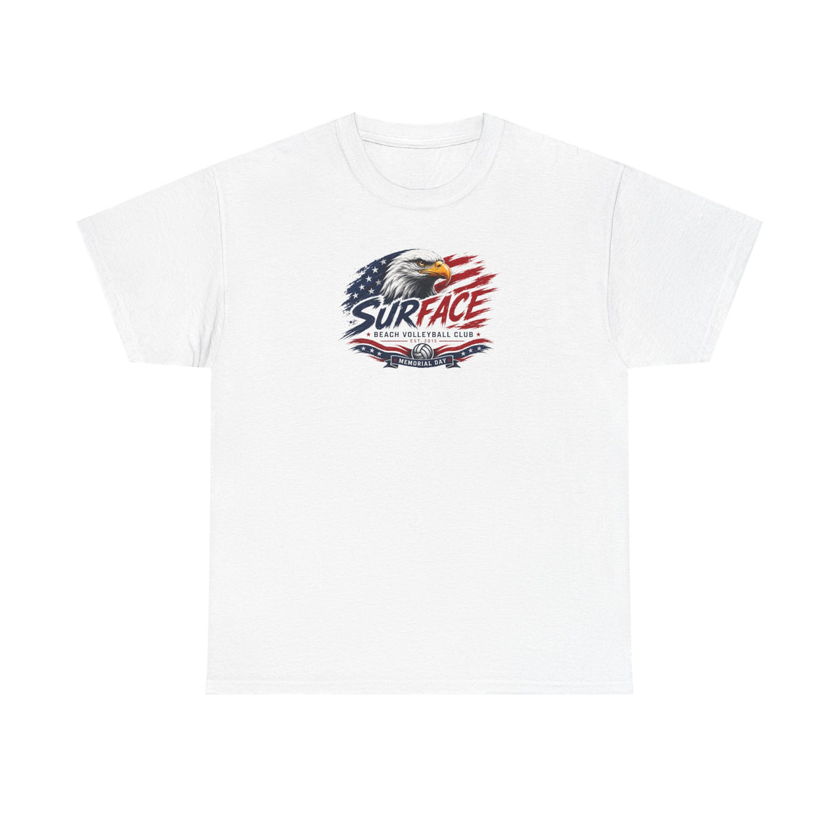 Surface Eagle American Flag T-Shirt - Patriotic Vintage USA Graphic Tee