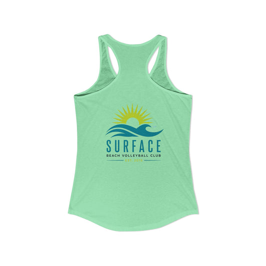 Surface Beach Volleyball Club Women's Racerback Tank - Beach Vibes