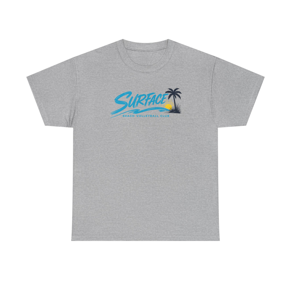 Surface Surf Club T-Shirt – Retro Palm Beach Sunset Tee