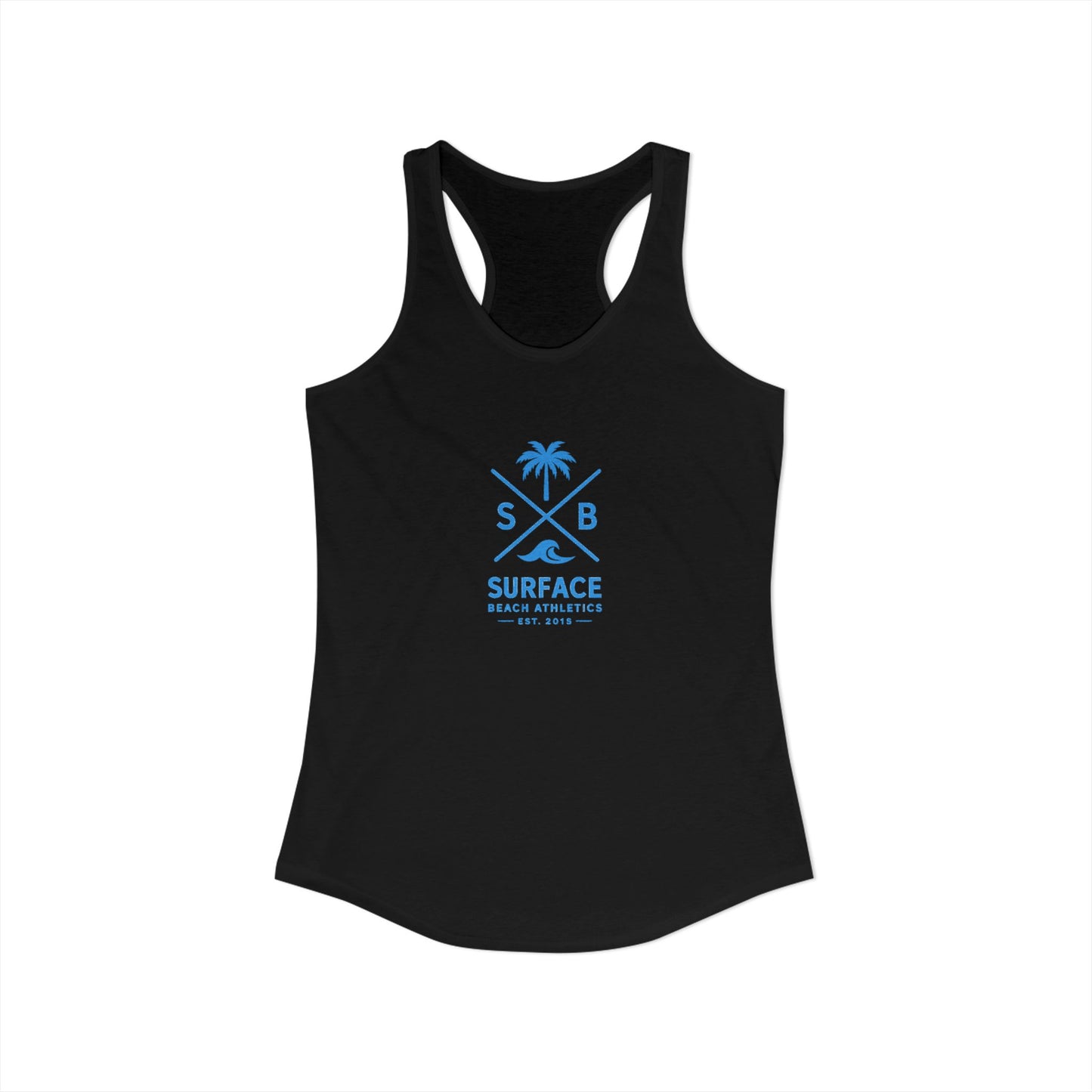 Surface Beach Volleyball Club Women's Racerback Tank - Cross logo