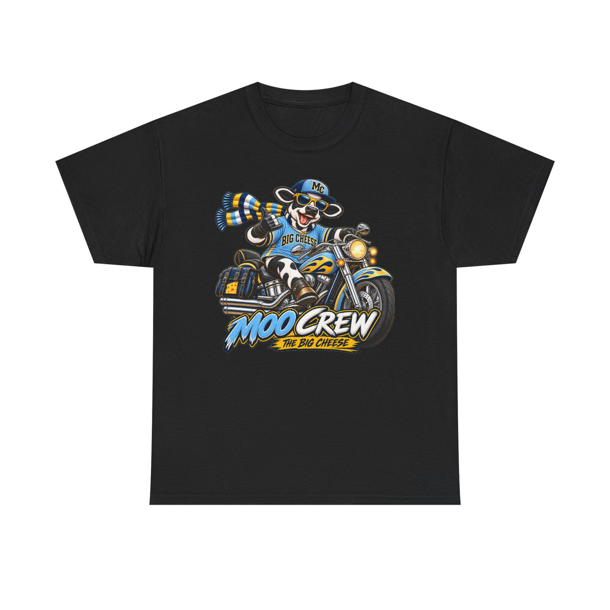 Moo Crew The Big Cheese Retro WI Teams Graphic Tee