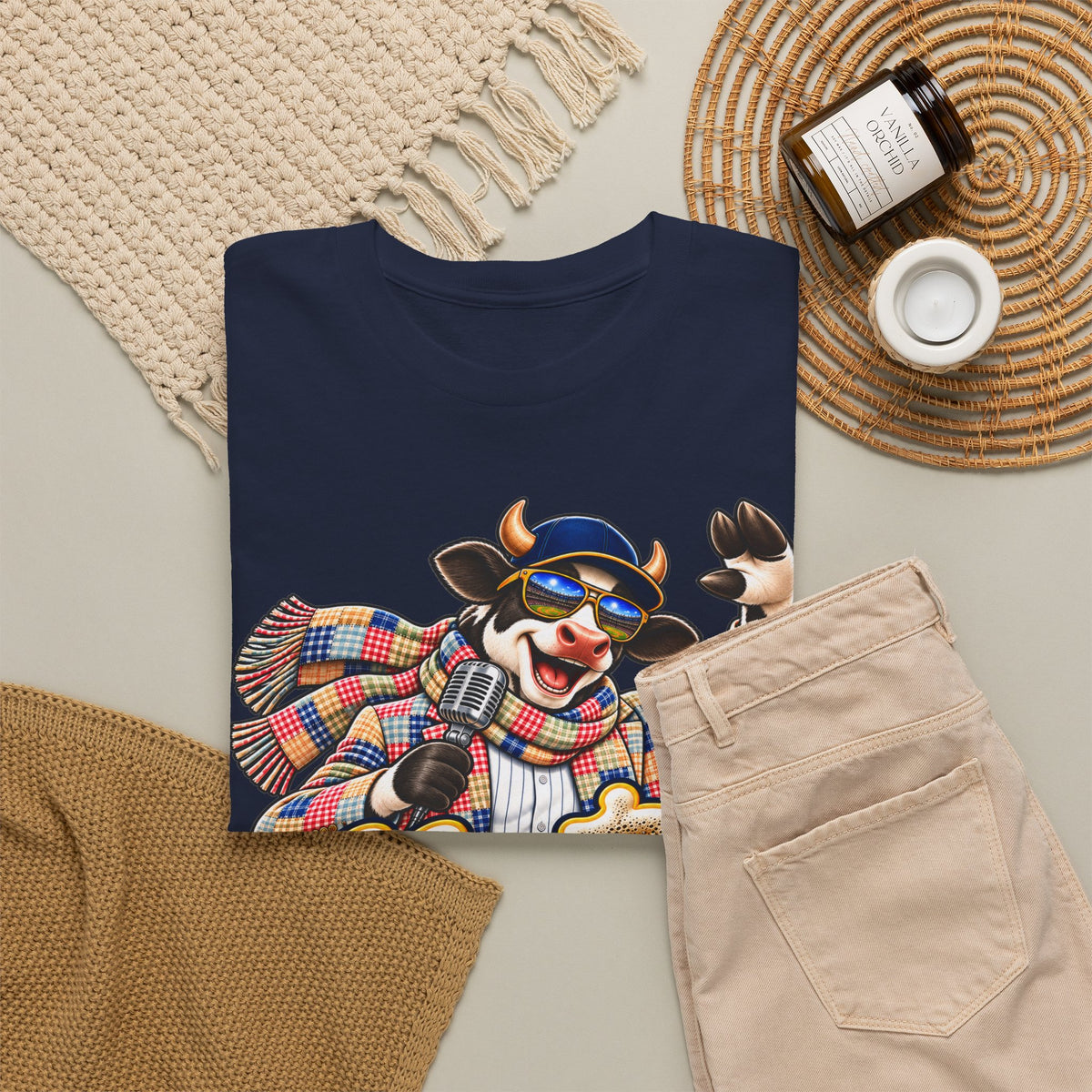 Mooster Baseball Mascot T-Shirt