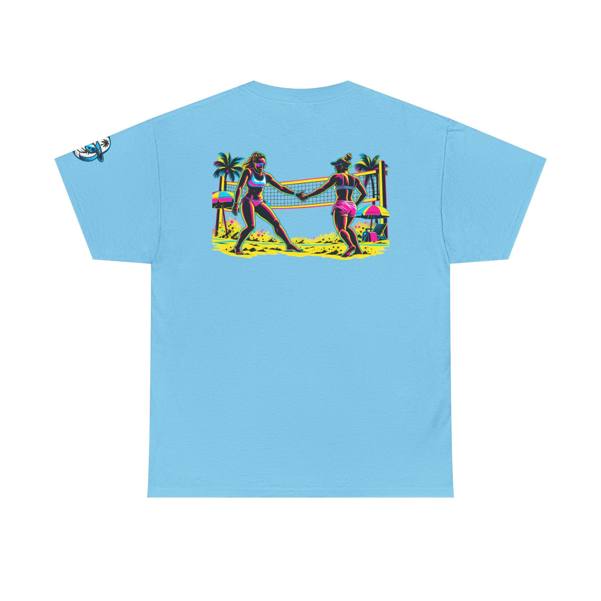 Beach Volleyball Tee — "Surface Beach Volleyball Club" Graphic T-Shirt