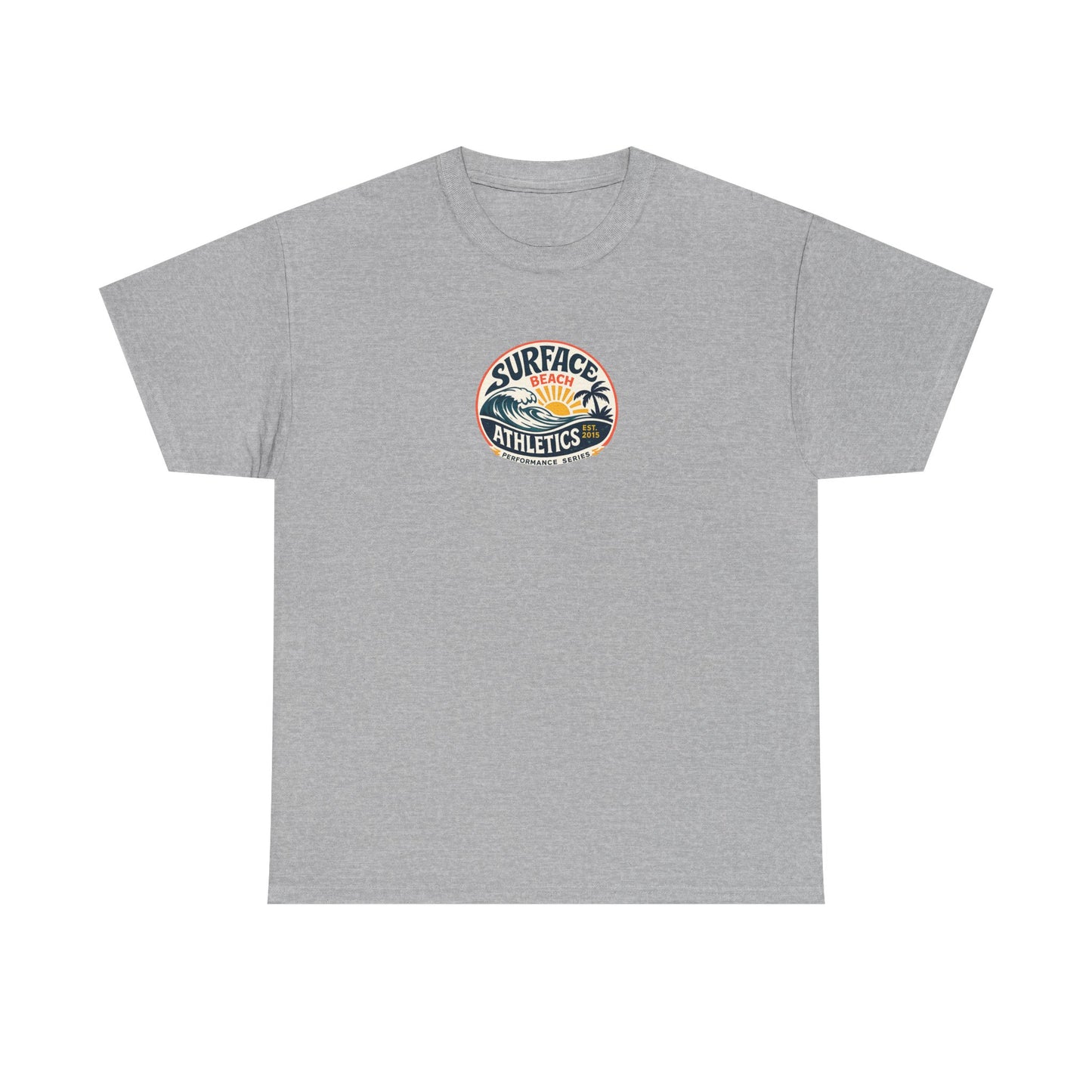 Surface Athletics Beach T‑Shirt — Vintage Surf Logo Tee